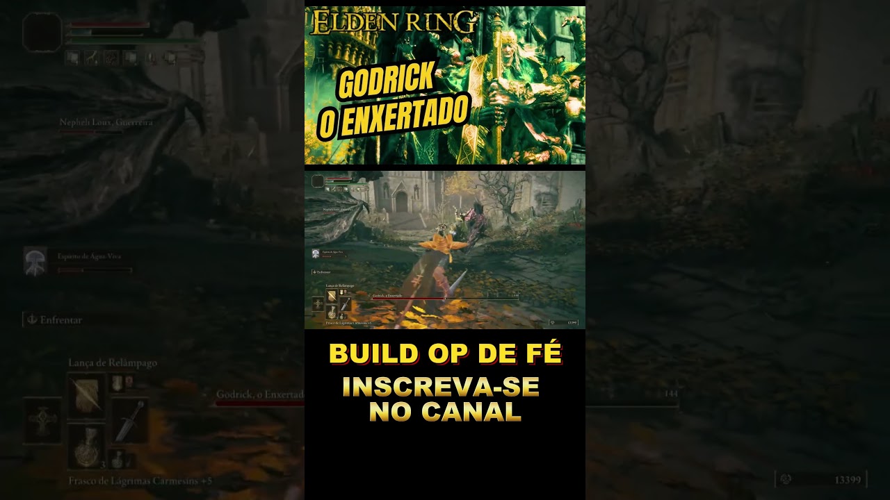 BUILD DE RAIO DERRETE GODRICK NO ELDEN RING ⚡😱