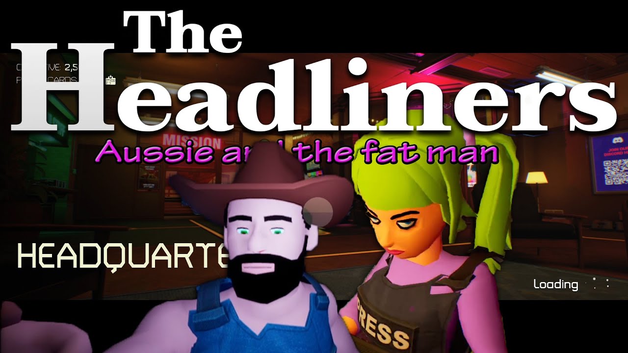 Aussie and the Fat man take on Headliners!!! #theheadliners #headliners #horror #gaming #funny