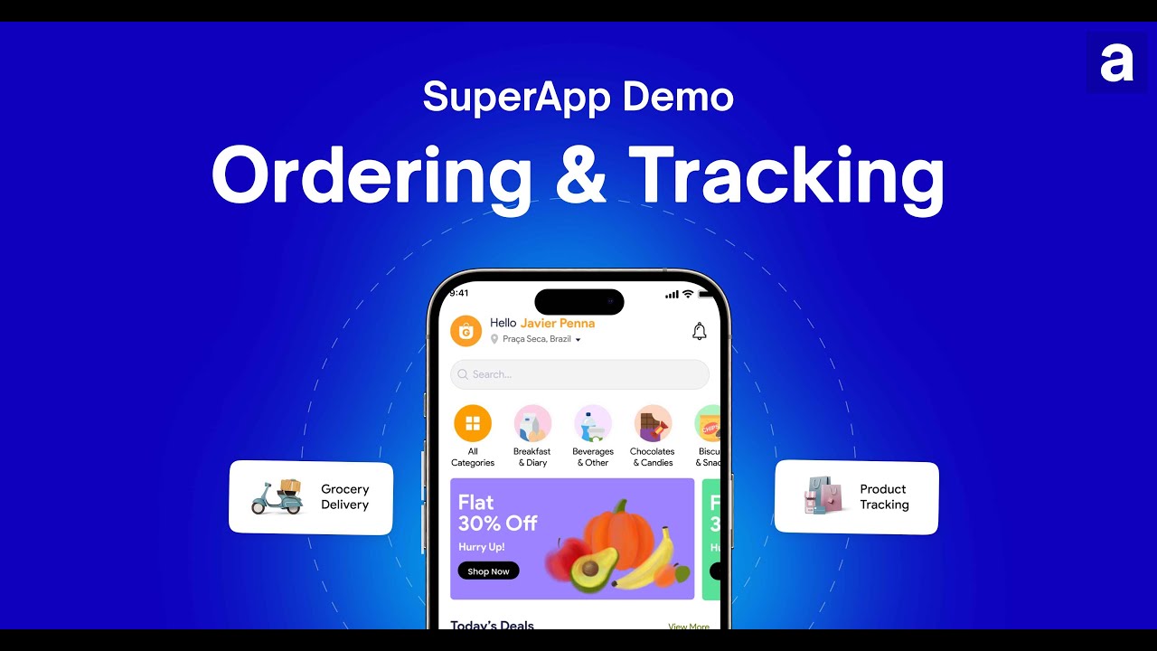 All in one  Super App | Multi-Service Ordering & Live Tracking Demo