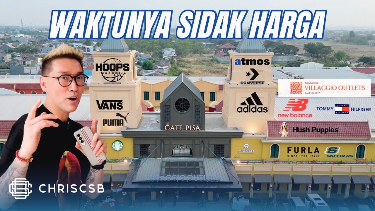 Sidak Harga Villaggio Outlet Diskon Setiap Hari!? Adidas, Atmos, Puma, Converse, Furla, Coach