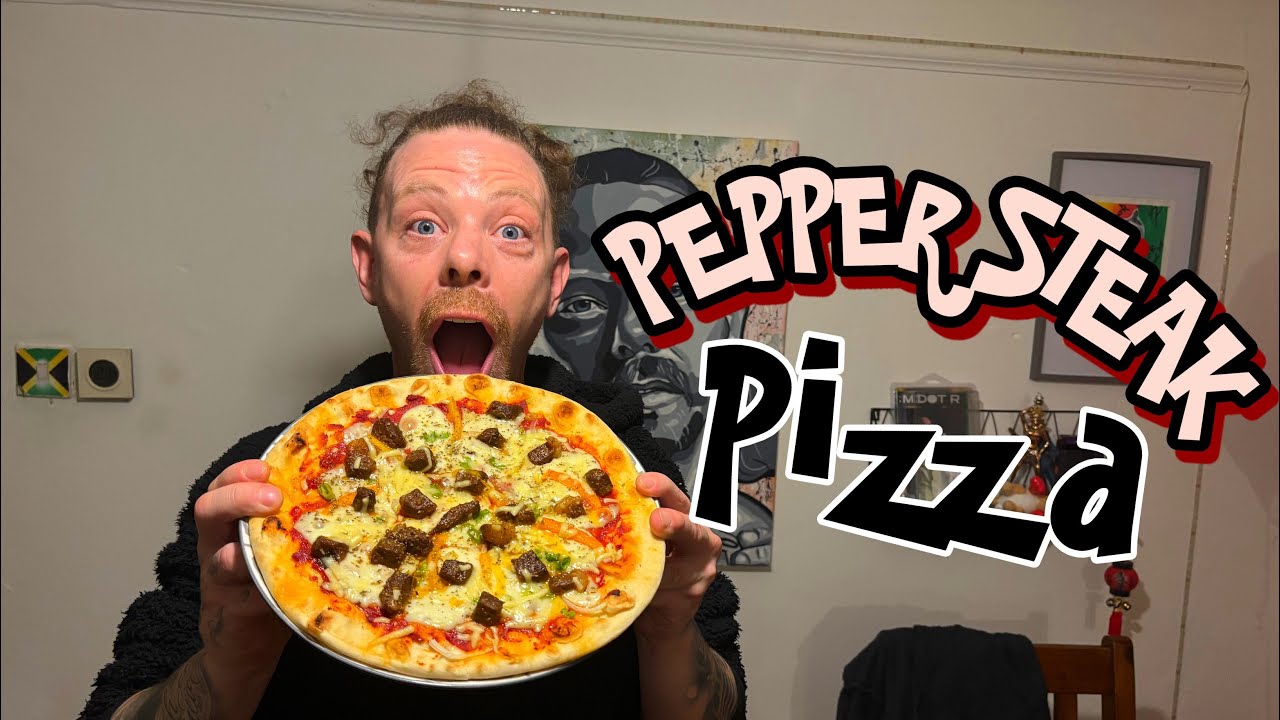 M dot R PEPPER STEAK PIZZA !