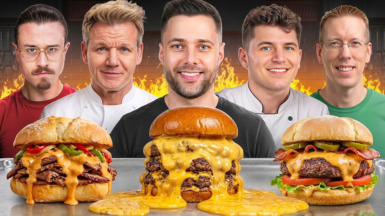 I Challenged EVERY YouTube Chef (Best Burger Wins)
