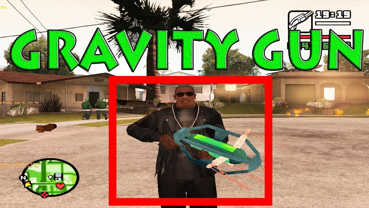 GRAVITY GUN GTA San Andreas | CLEO | [+ DOWNLOAD LINK]