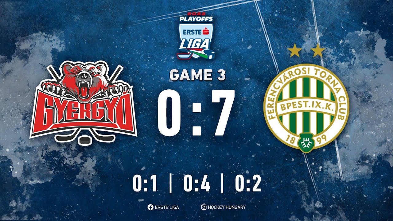 Gólösszefoglaló - EL 262 - Gyergyói Hoki Klub - FTC-Telekom 0:7 20220320