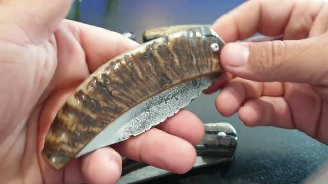Couteaux Corse Artisanale en corne de bélier
