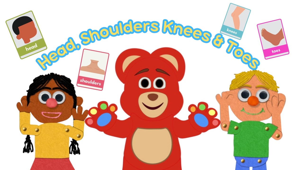 Head Shoulders Knees & Toes - Nursery Rhymes and Kids Songs - Ready Teddy