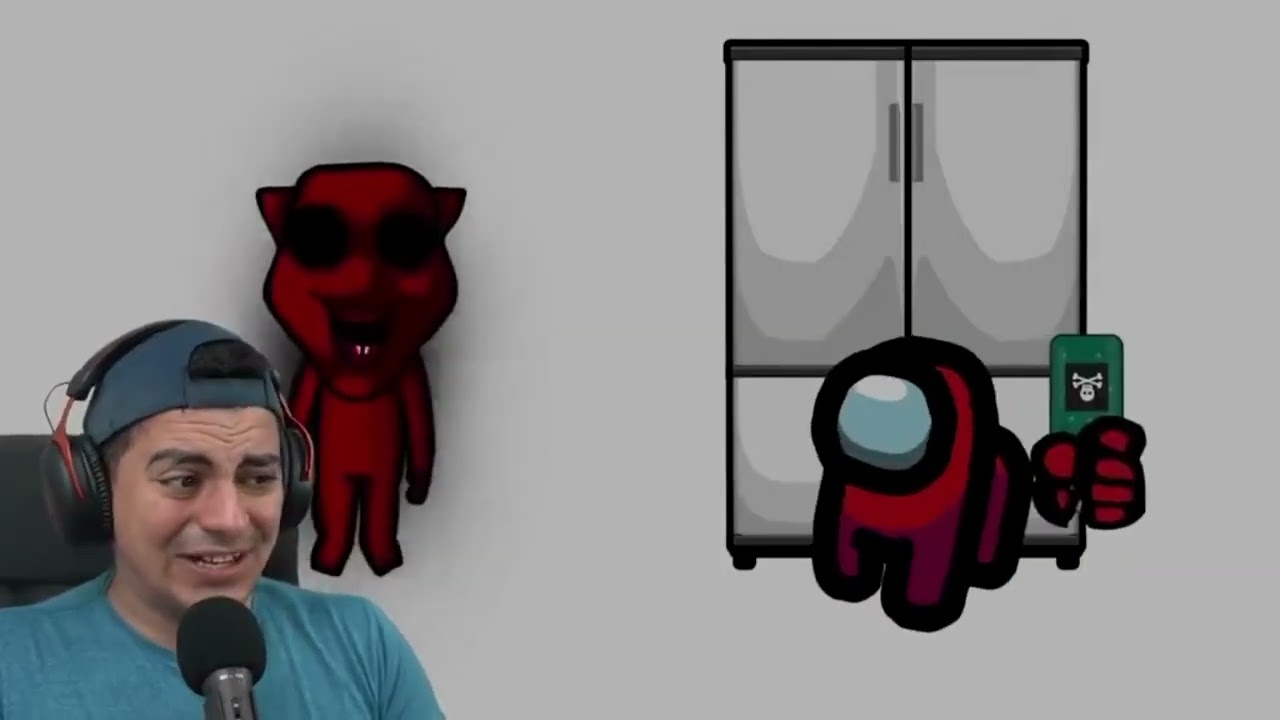 Mini Crewmate Kills TALKING JUAN Character | Among Us   game gameplay   meme