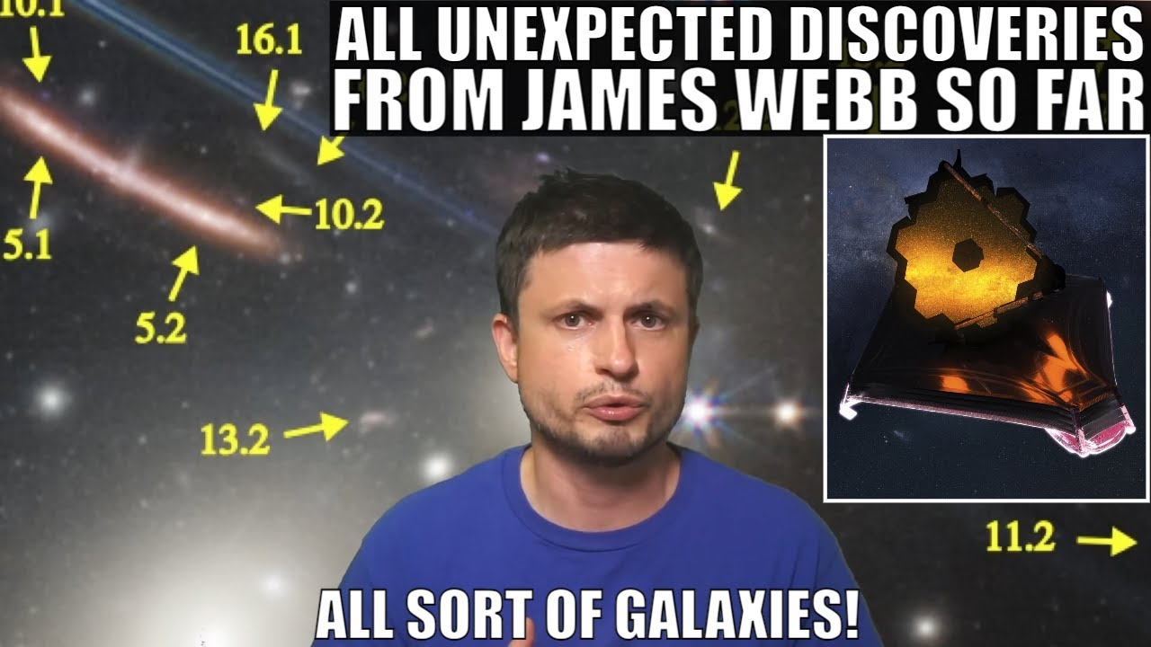 Summary of Major James Webb Galactic Discoveries That Nobody Expected
