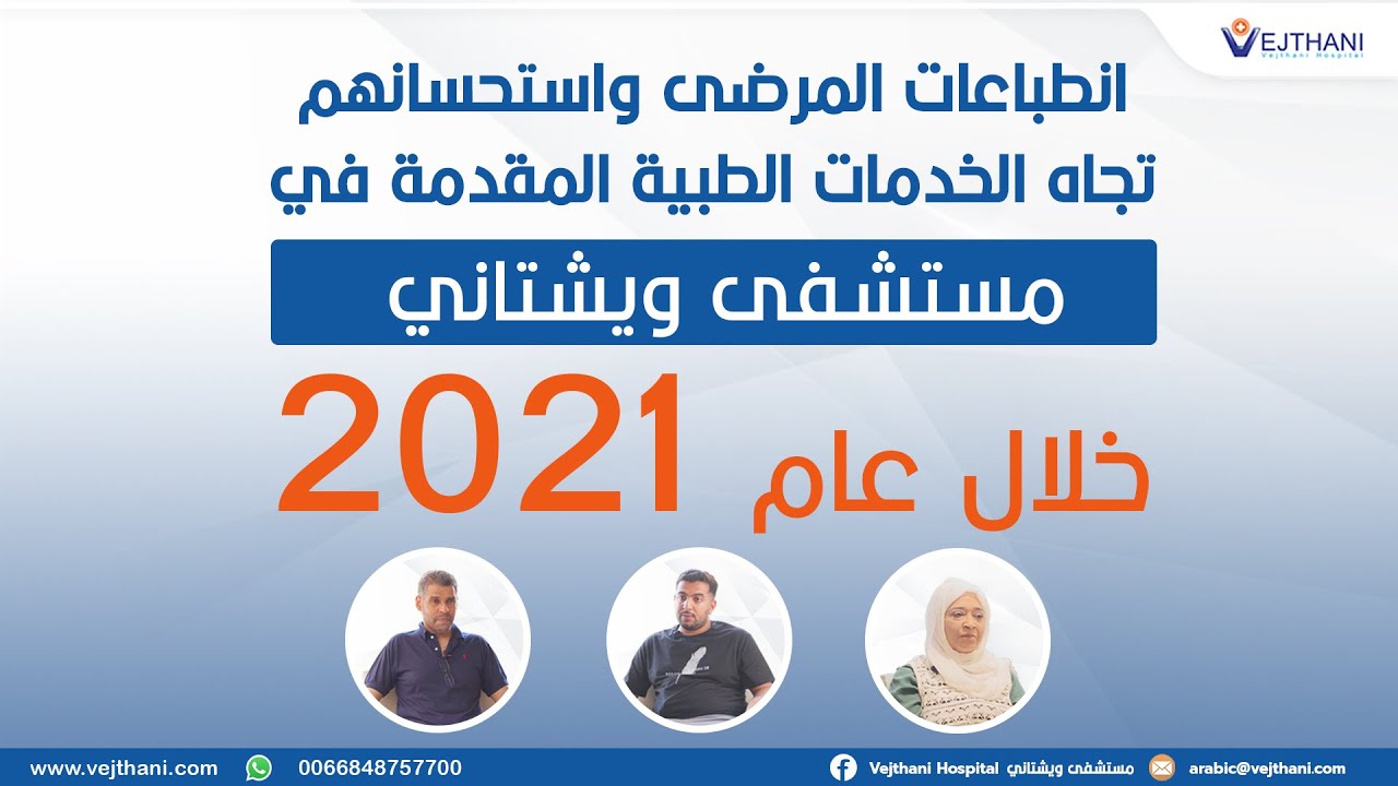 انطباعات المرضى واستحسانهم تجاه الخدمات الطبية المقدمة في مستشفى ويشتاني  خلال عام  ٢٠٢١