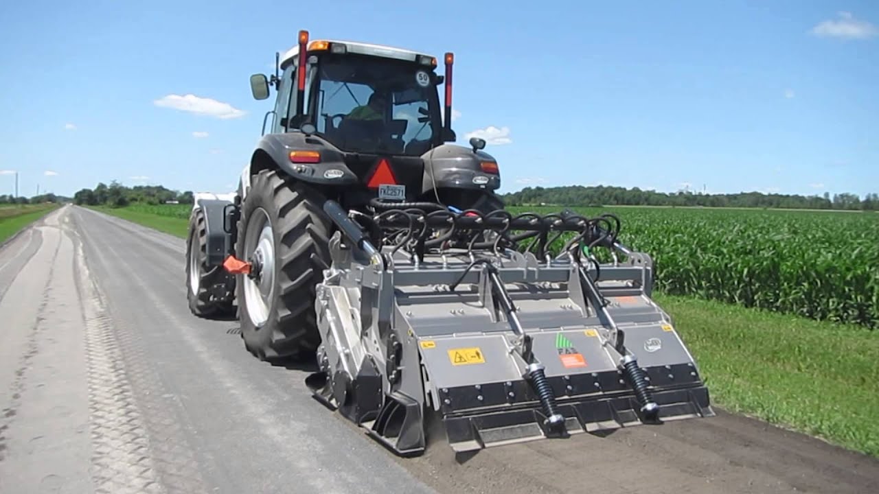 FAE Soil Stabilization MTM-225 CASE Magnum 290 CVT Gravel Road