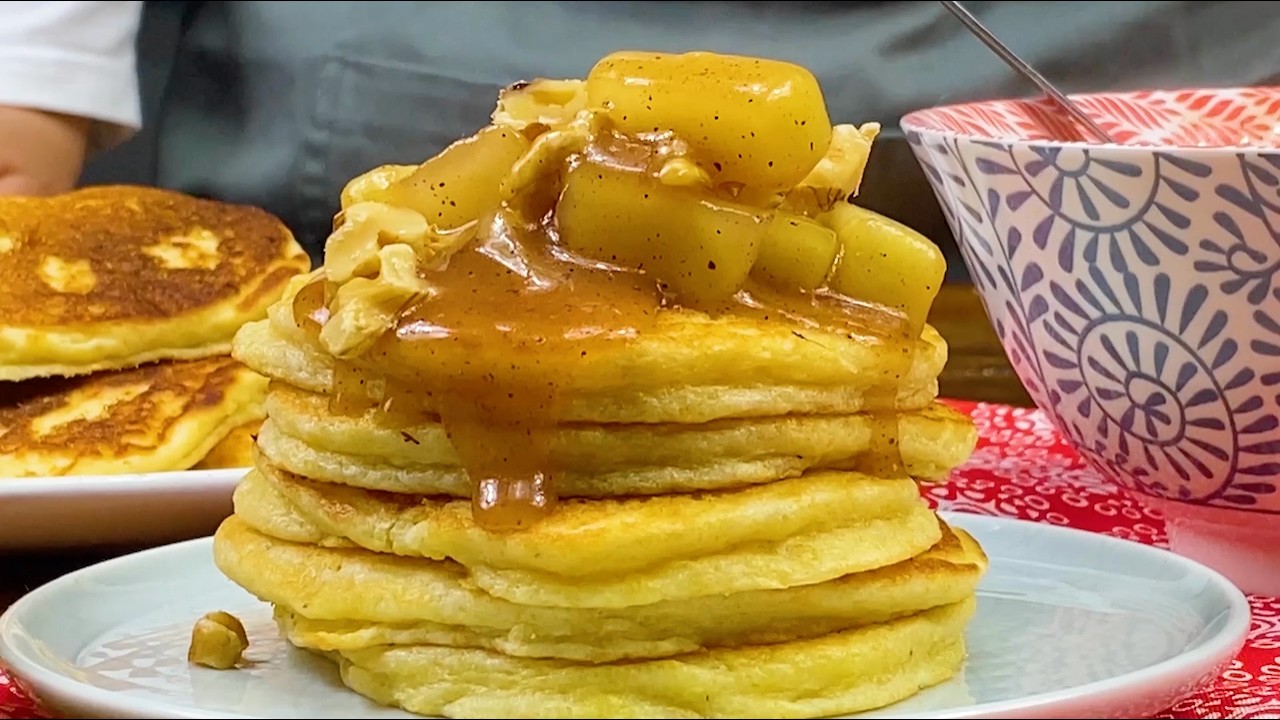 Panquecas con manzanas