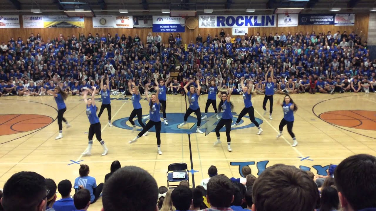 Rocklin High School Dance Team Varsity Hip Hop Runaway Rally