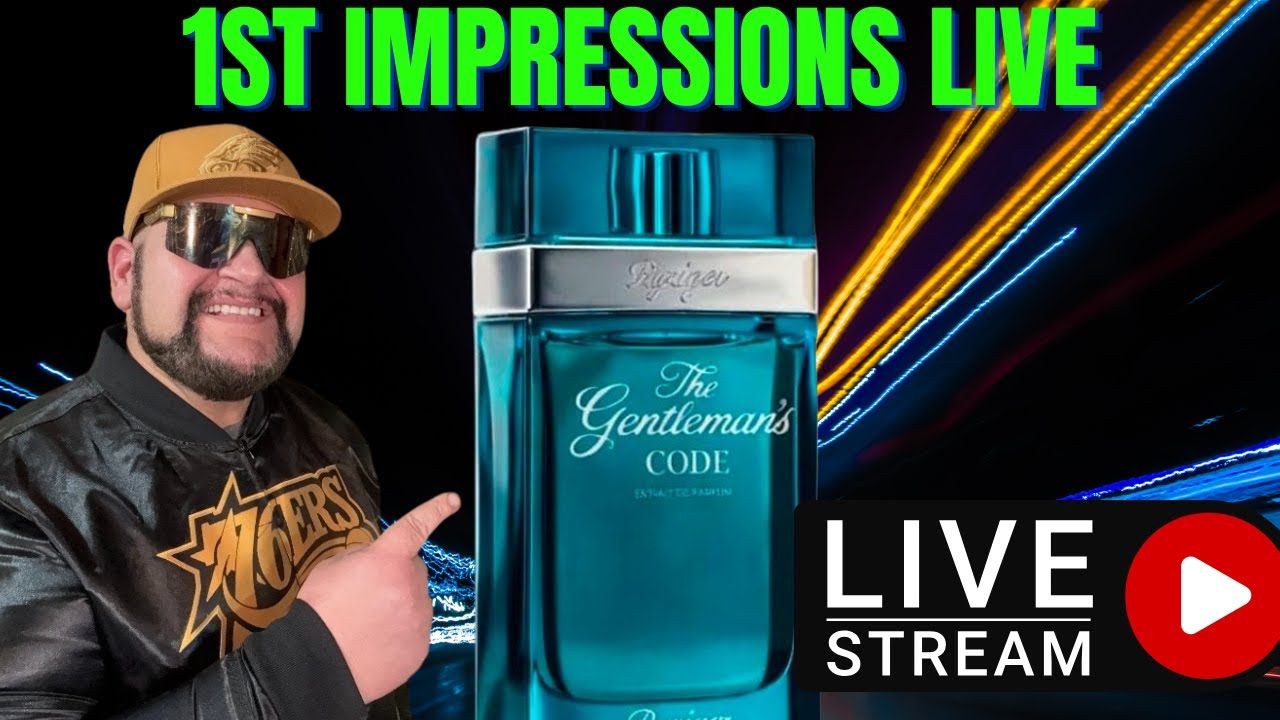 NEW CURLY FRAGRANCE RYZIGER PARFUMS GENTLEMENS CODE 1ST IMPRESSIONS LIVE