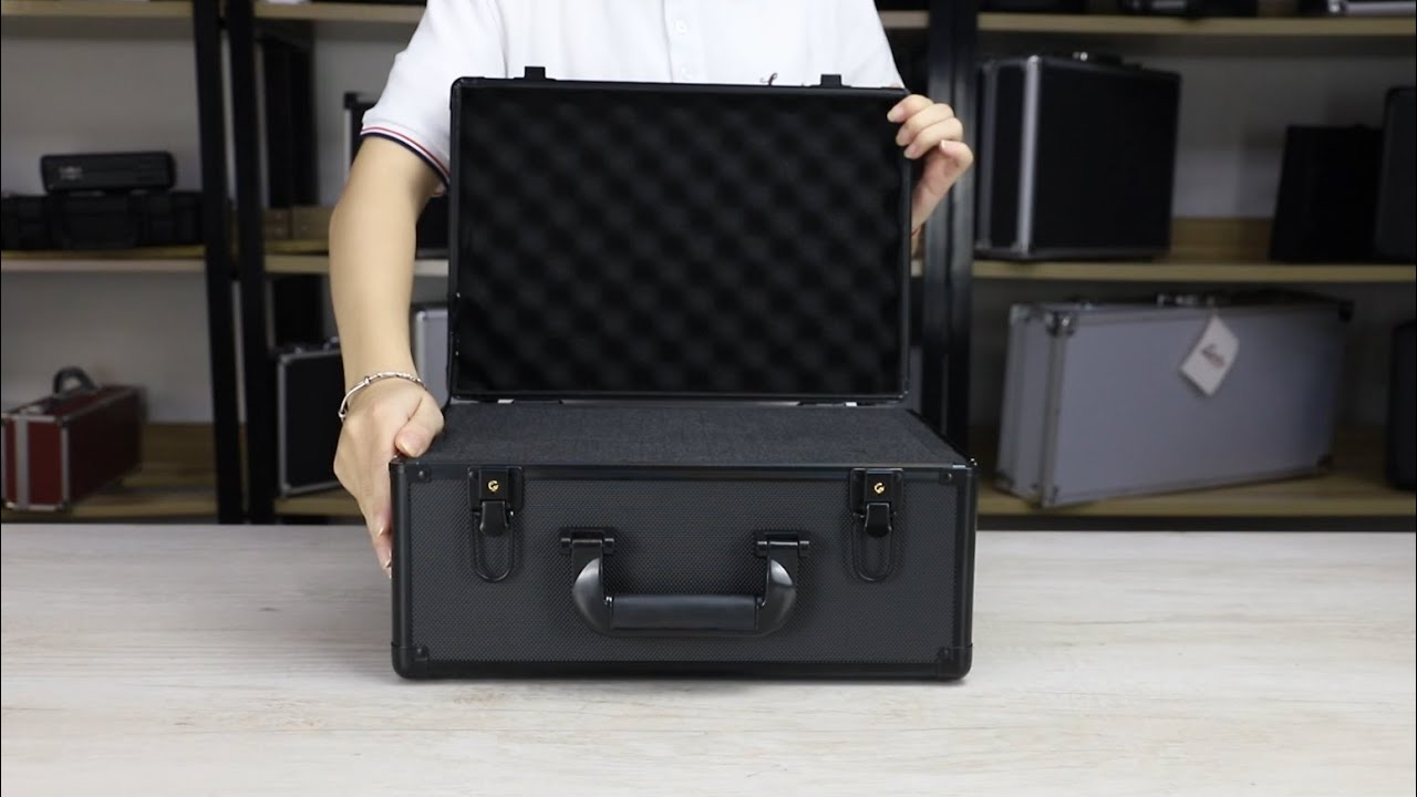 Game-Changer Storage: Custom Portable Aluminum Case with Pick & Pluck Foam!