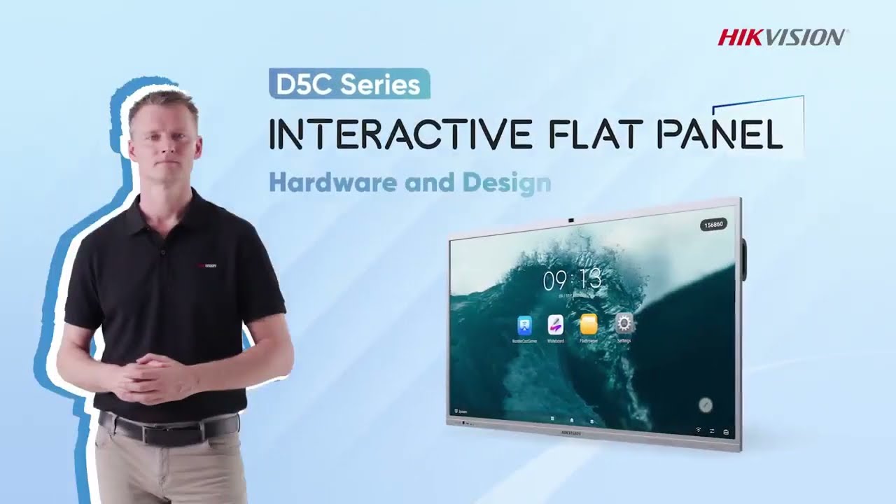 Latest Hikvision DS-D5C Interactive whiteboard display product demo