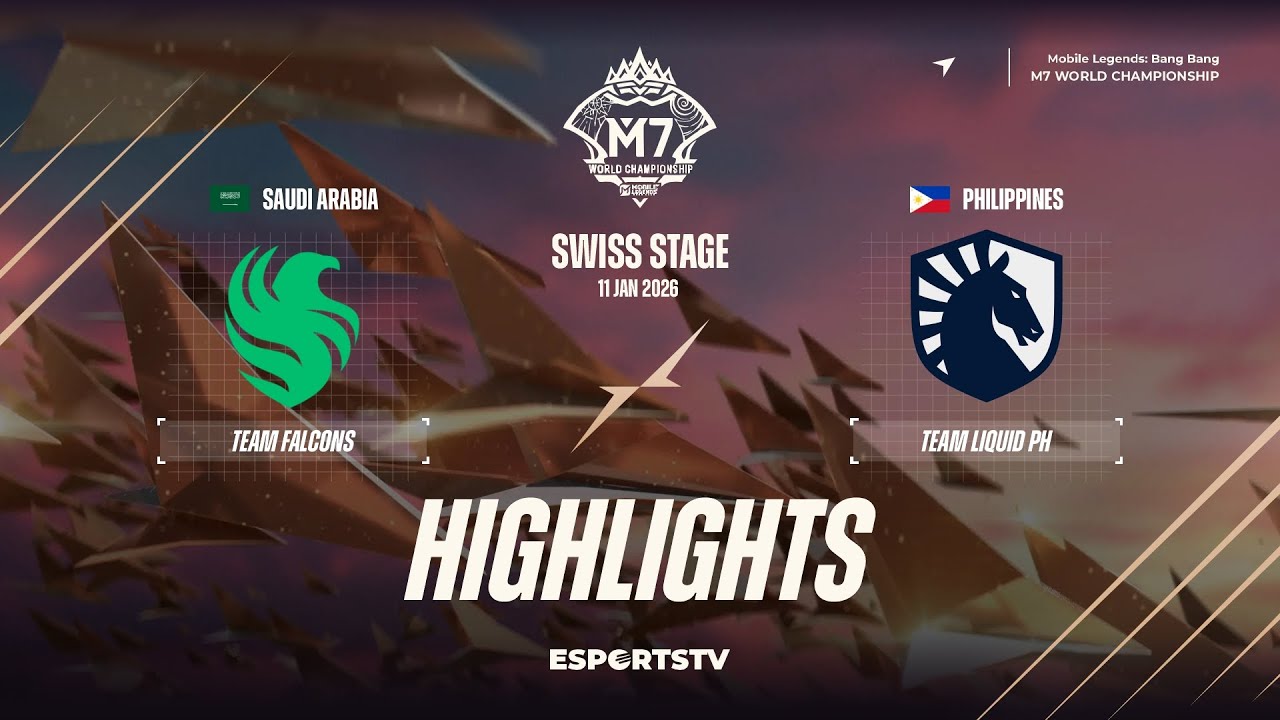 Team Falcons vs Team Liquid PH HIGHLIGHTS M7 World Championship | TLPH VS FLCN ESPORTSTV