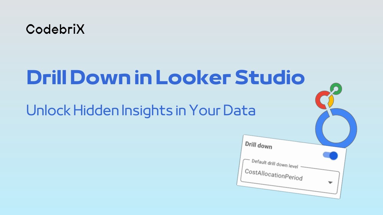 Drill Down in Looker Studio