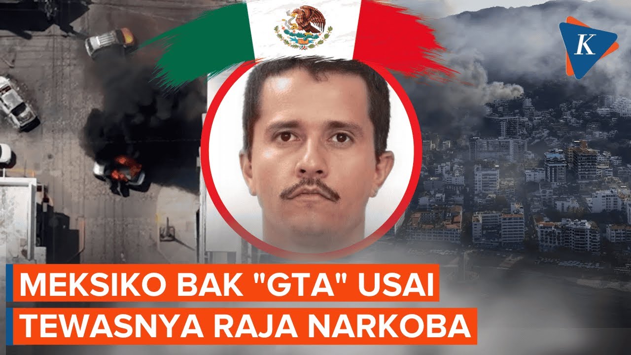 Asap Menyelimuti Kota, Meksiko Bak GTA Usai Tewasnya El Mencho!