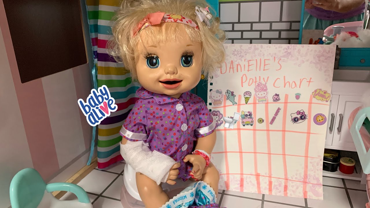 BABY ALIVE Danielle Training Routine 🚽 / FAN MAIL