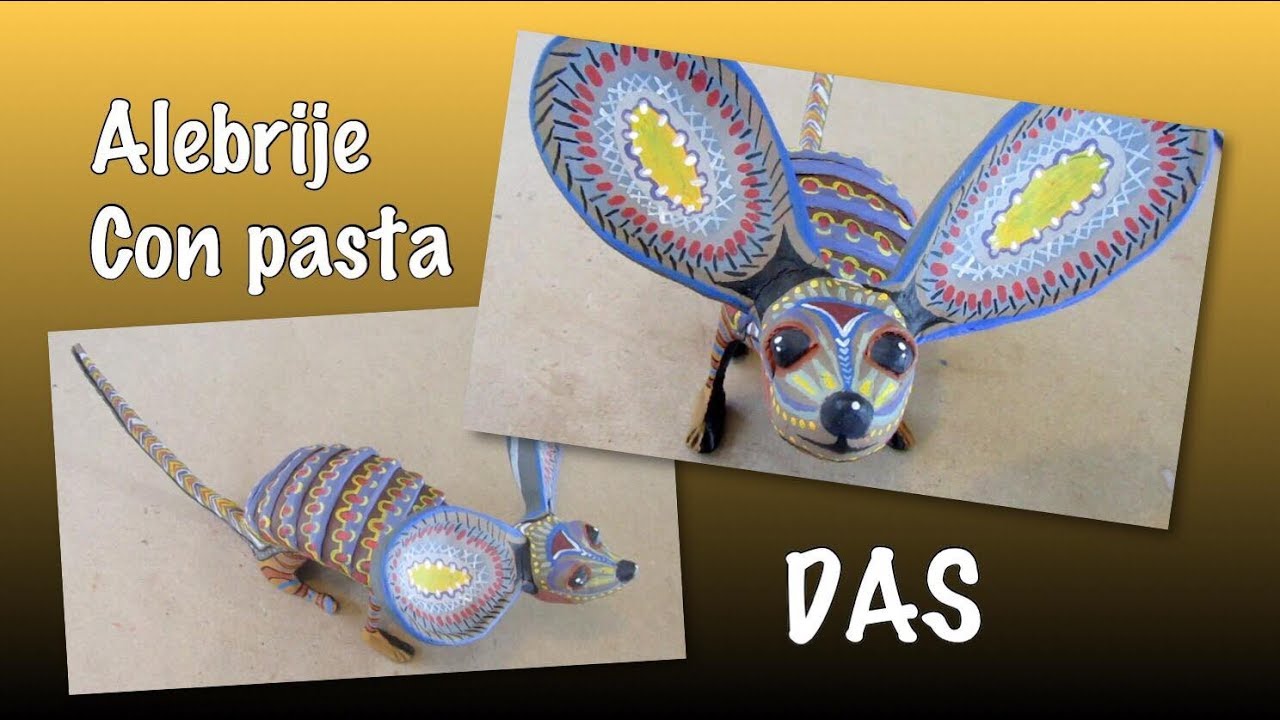 Alebrijes 3/3. Modelado con pasta Das