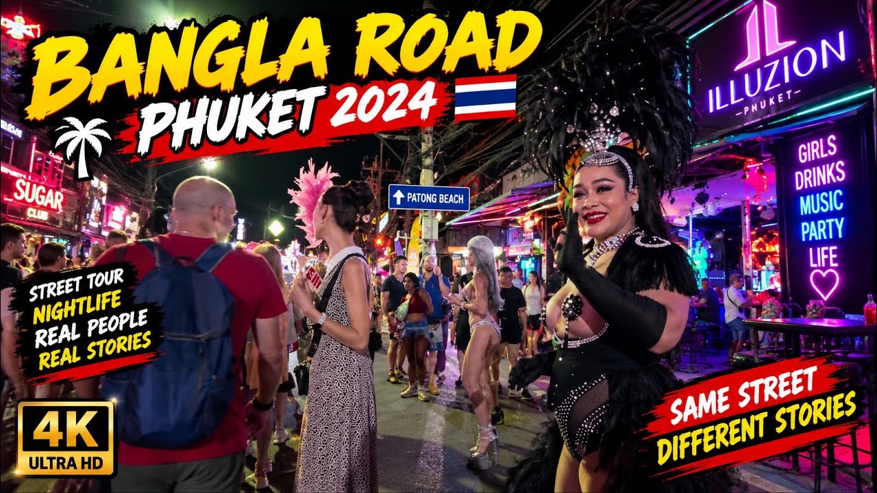 TODAY IN THAILAND BANGLA ROAD STREET TOUR PATONG PHUKET JAN 17TH 2024