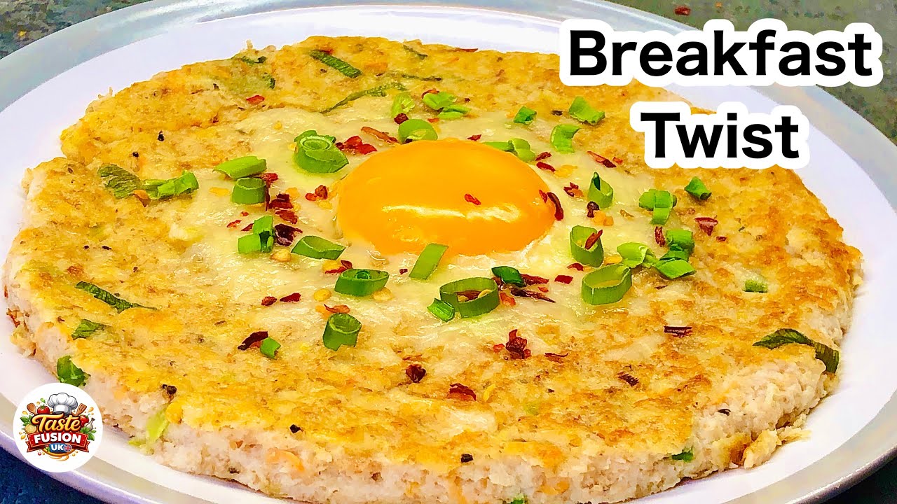 Give a New Twist to Your Breakfast | Soft Bread Patty with Egg Yolk & Cheese