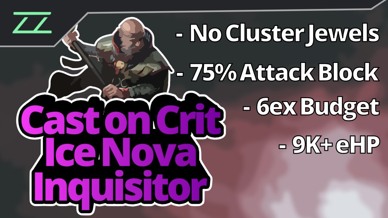 (Outdated)Budget Cast on Crit Inquisitor Build Guide - 6 Exalt Budget - 9K Life - Path of Exile 3.14