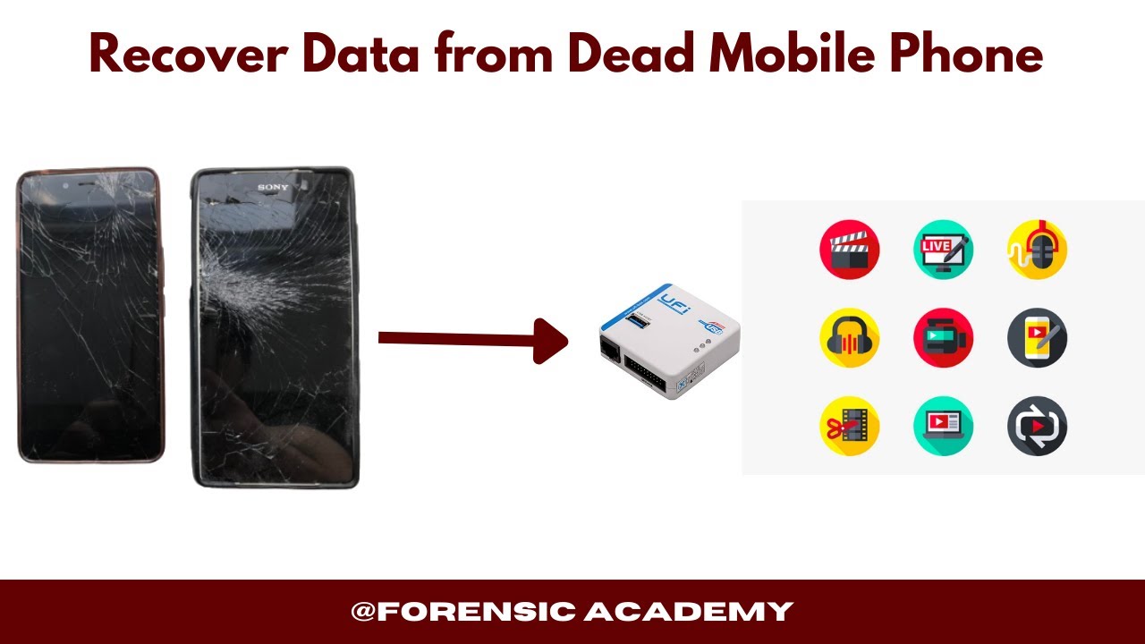 How to Recover Data from dead Mobile device #forensicacademy #mobileforensics #investigation