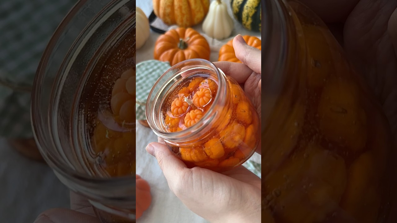 Pumpkin Jam Candle #candlemaking #candlecraft #halloween