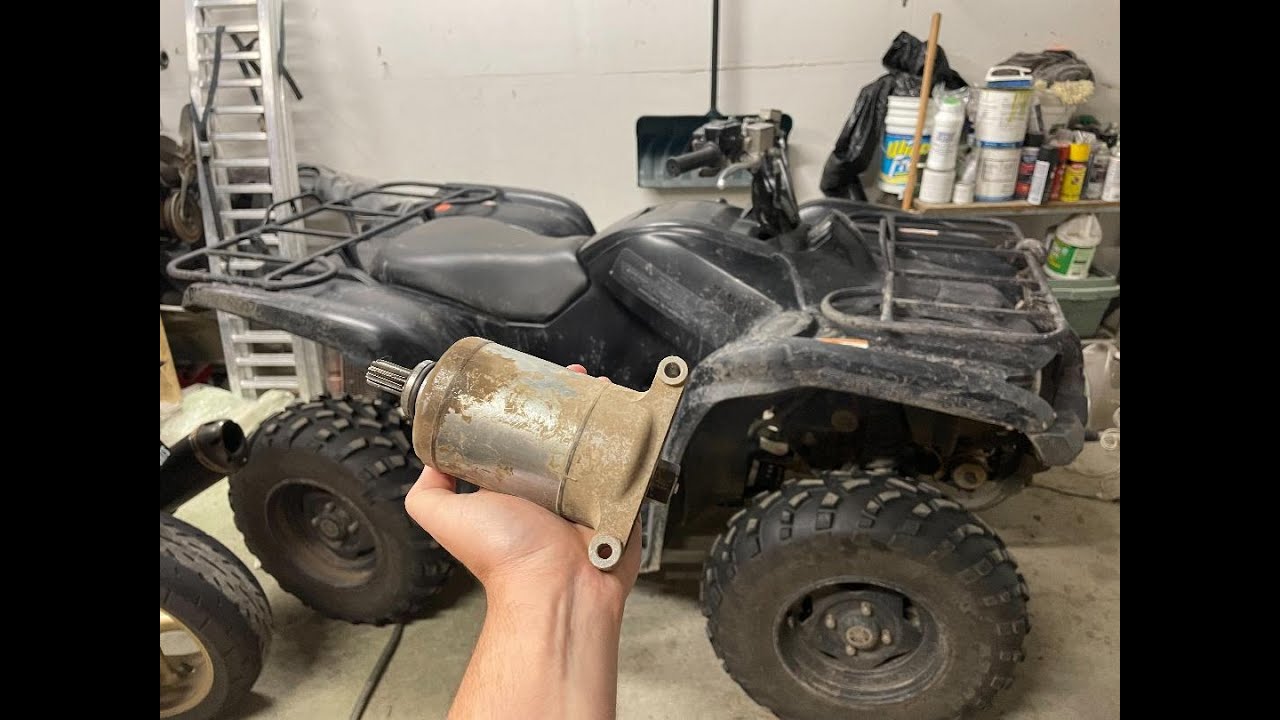Замена стартера Yamaha Grizzly 700