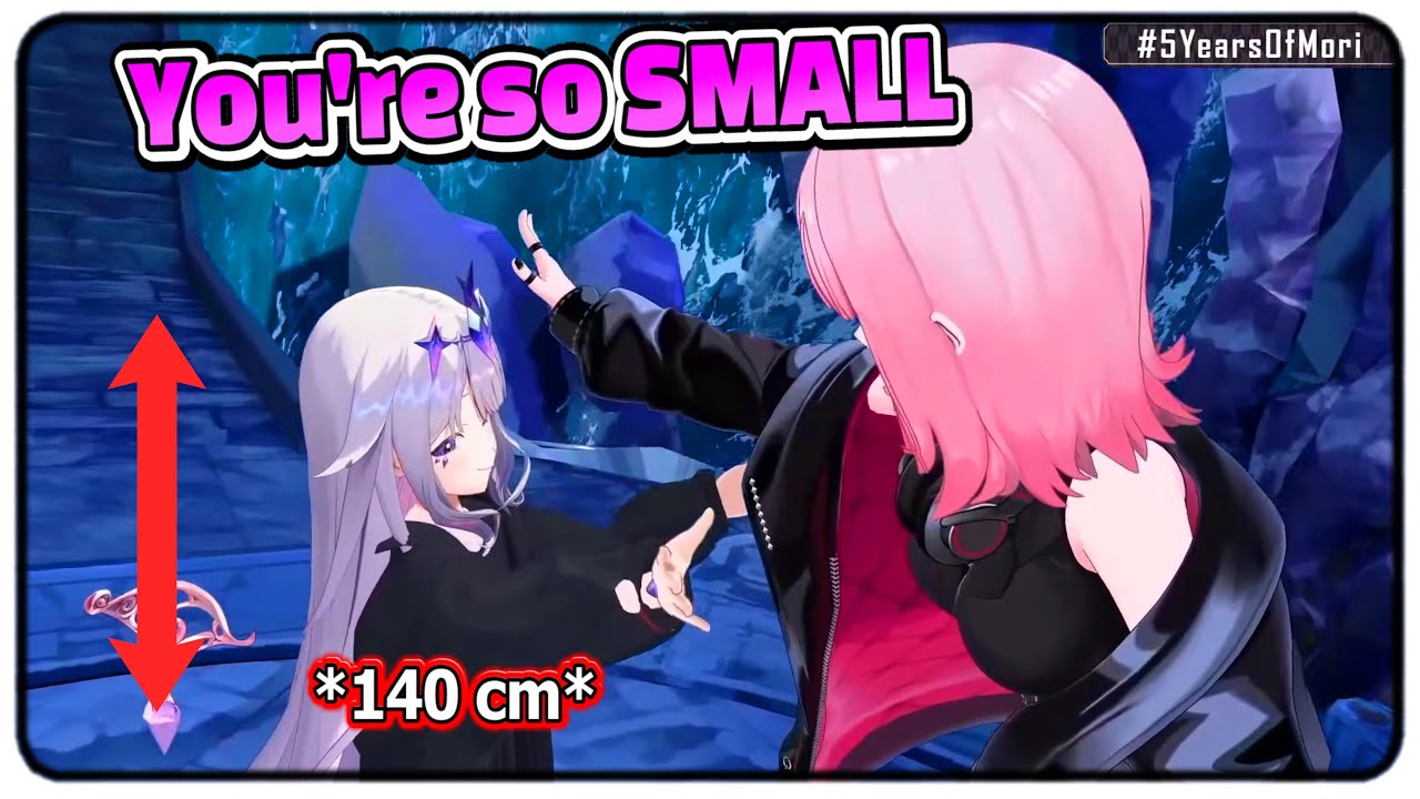 Calli Realized Biboo is still Small even in VR...