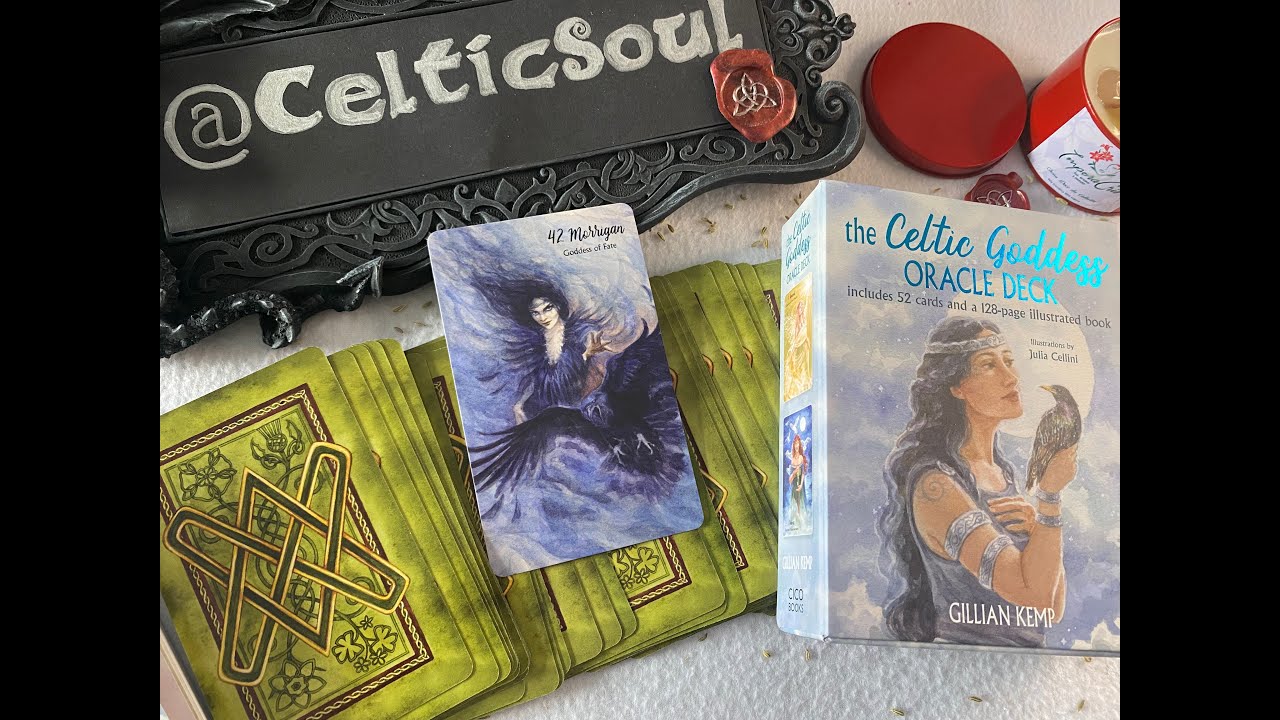 The Celtic Goddess Oracle Deck.  LANÇAMENTO 2022  Resenha em Português