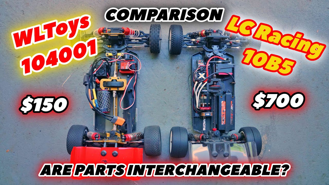 Сравнение WLToys 104001 LC Racing 10B5 &mdash; подойдут ли детали LC Racing к 104001?