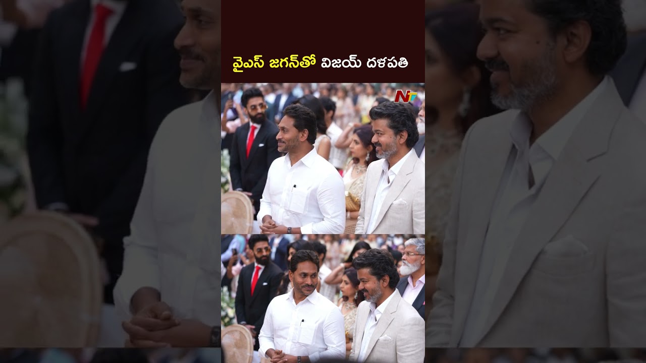 వైఎస్ జగన్ తో విజయ్ దళపతి #ysjagan #vijaythalapathy #ntvtelugu