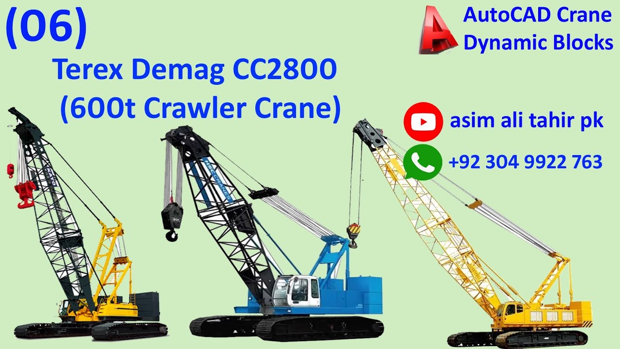 06-Terex Demag CC2800 600t Crawler (Crane Dynamic Block)