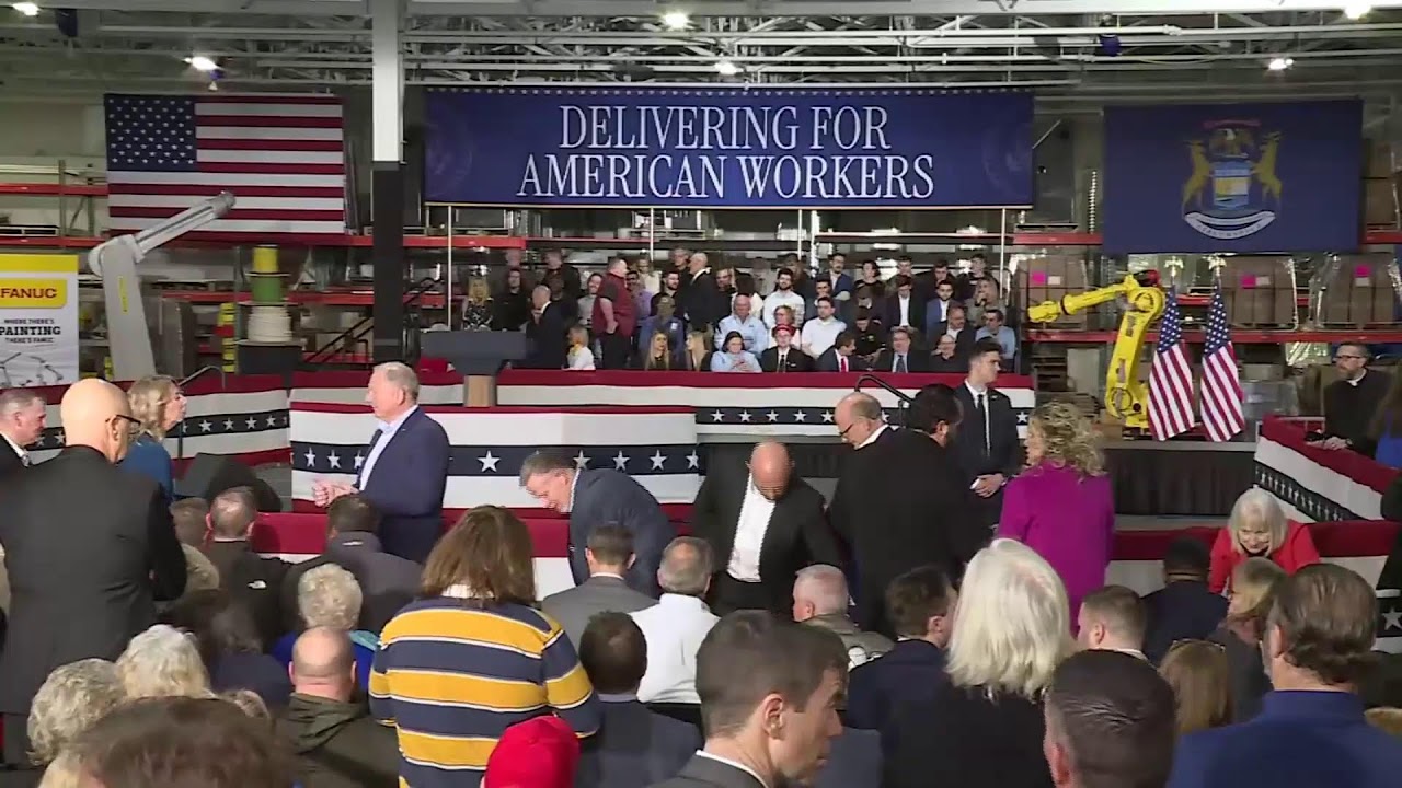 LIVE: Vice President Vance visits Michigan robotic systems manufacturer