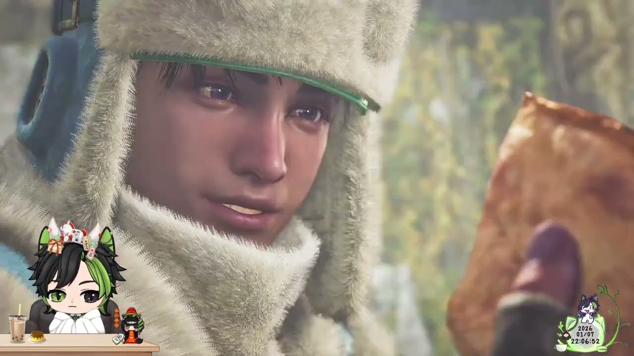 【萌呆喵】-0107-【Monster Hunter Wilds】冷到快變成冰雕了