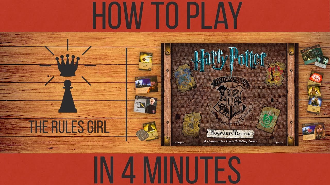 How to Play Harry Potter Hogwarts Battle in 4 Minutes - The Rules Girl