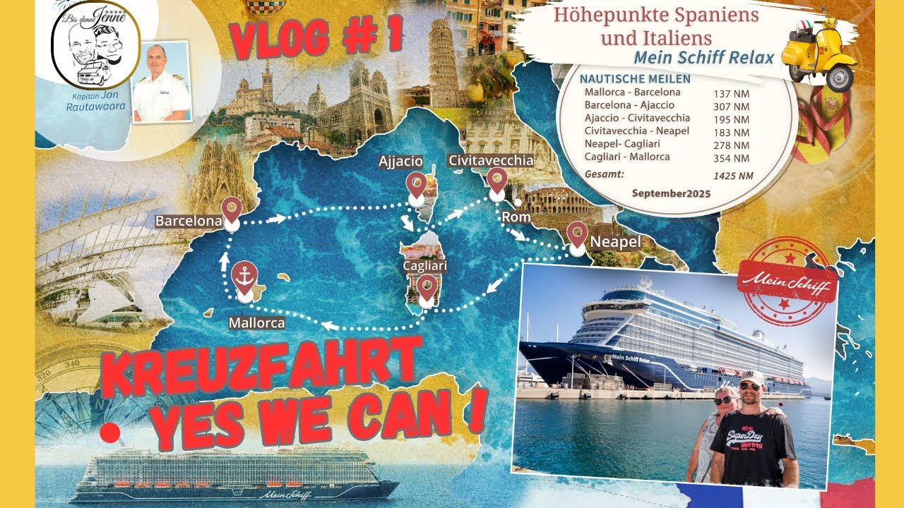 Mein Schiff Relax - wir sind auf Kreuzfahrt Vlog#1