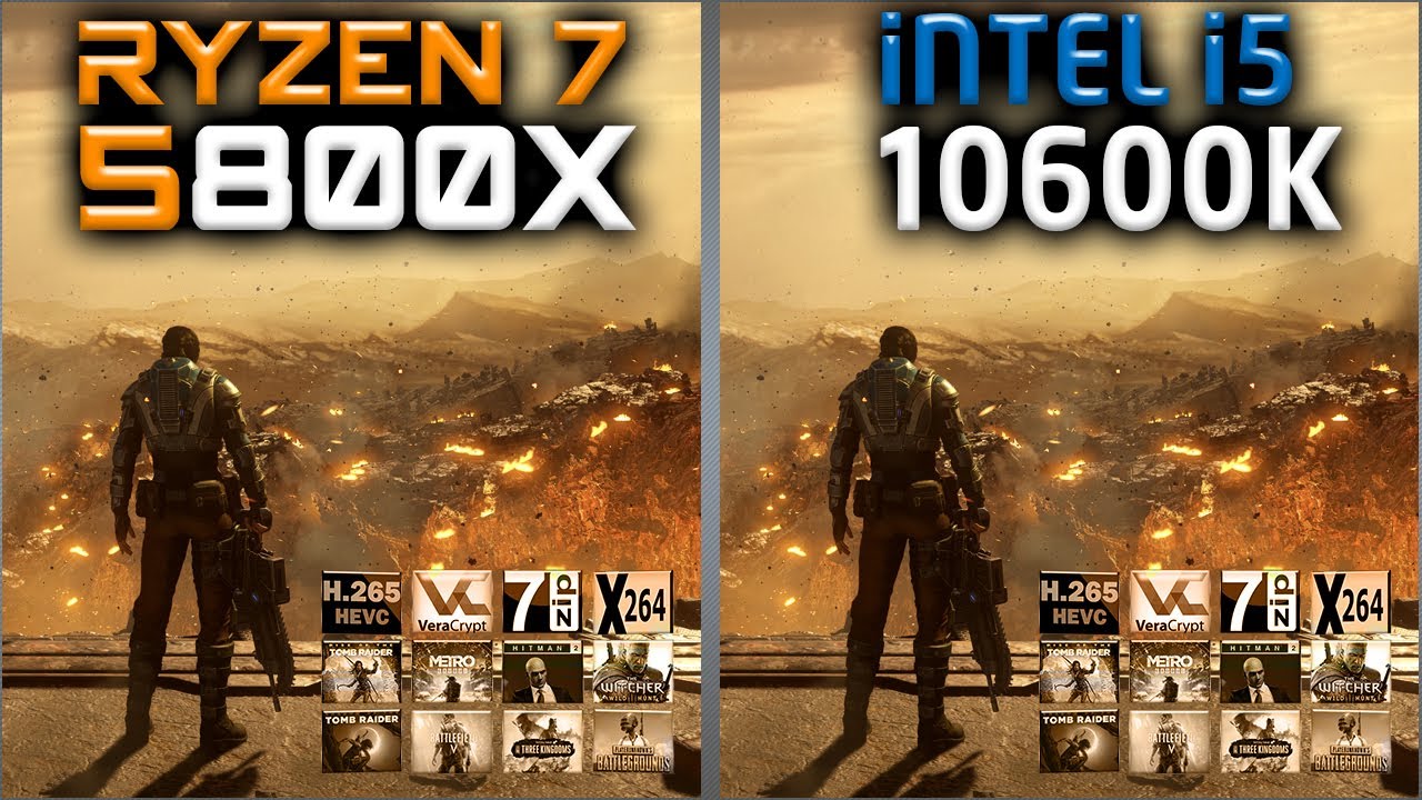 Ryzen 7 5800X vs Intel i5 10600K Benchmarks &ndash; 15 Tests 🔥
