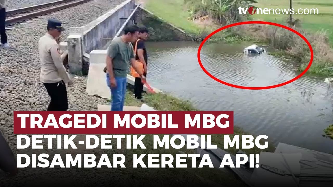 Tragis! Mobil Operasional MBG Tertemper Kereta Api, 1 Tewas | OneNews Update