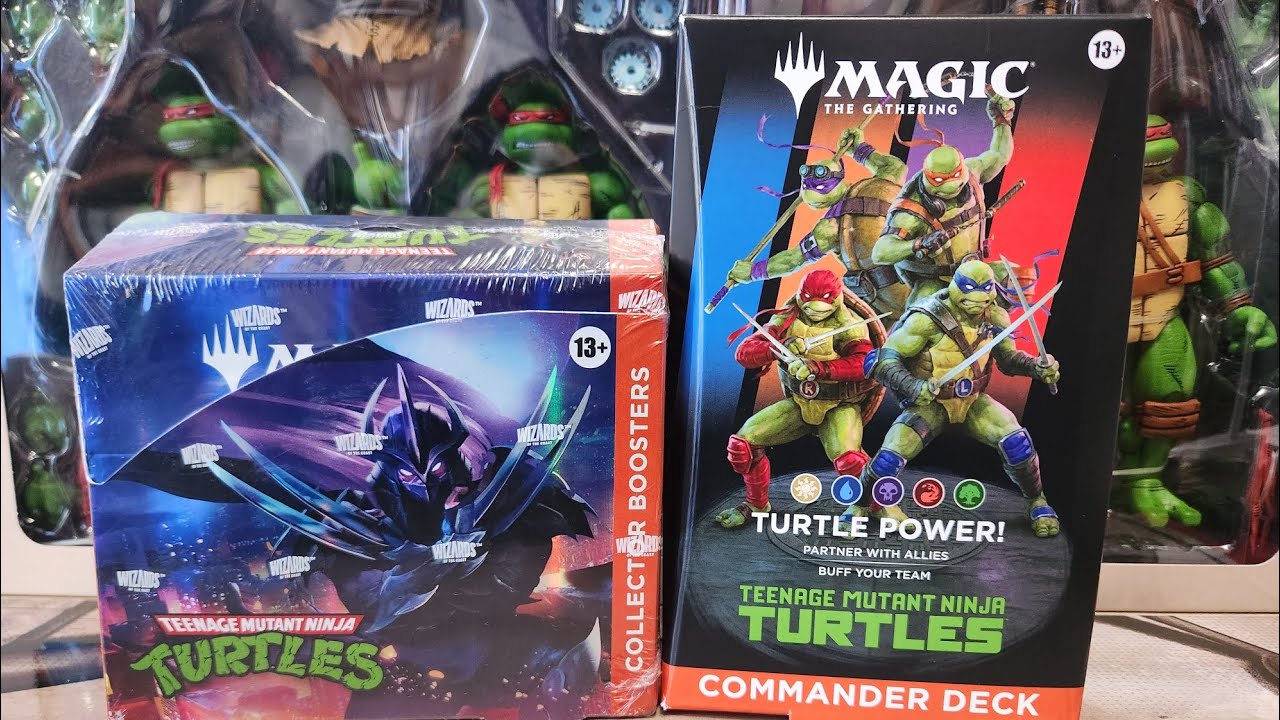 Pre-Release Opening Of MTG TMNT Commander Deck 