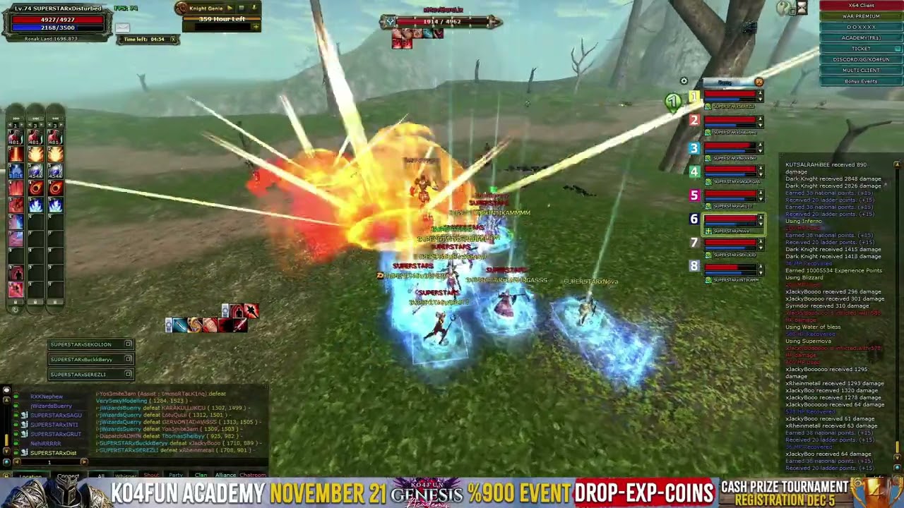 #ko4fun  #academy MAGE EKİP İLK GÜN PKSI EFSANEE