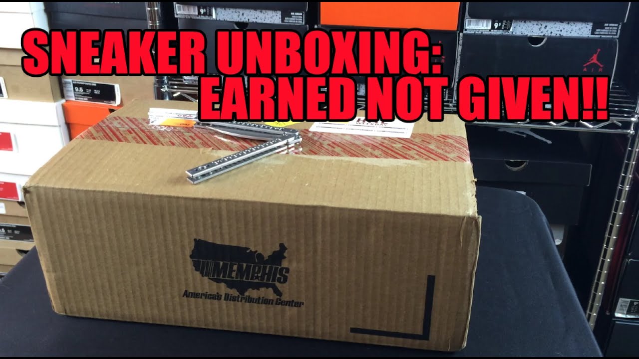 Earned Not Given! New Sneaker Pickup Unboxing