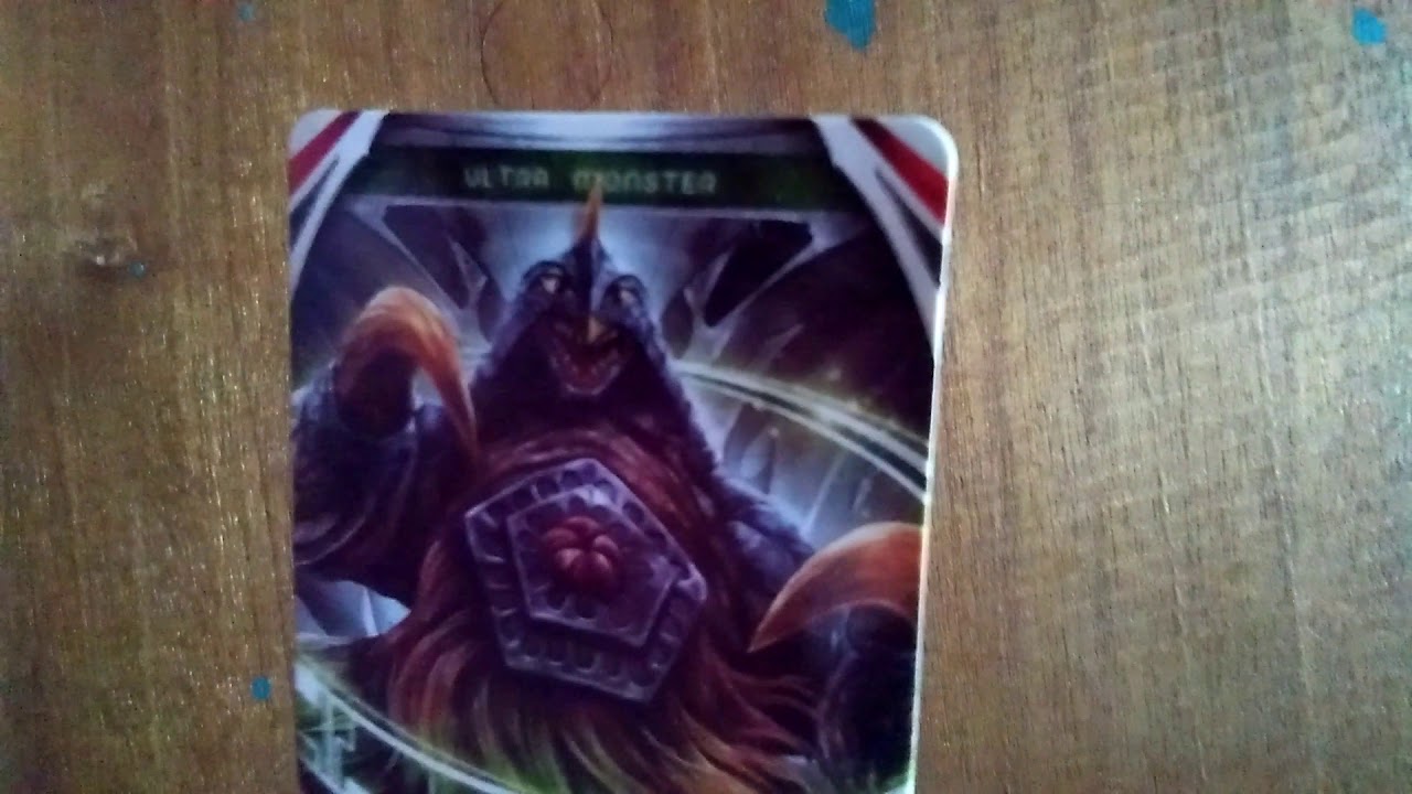 Anboxing kartu monster ultraman orb kw