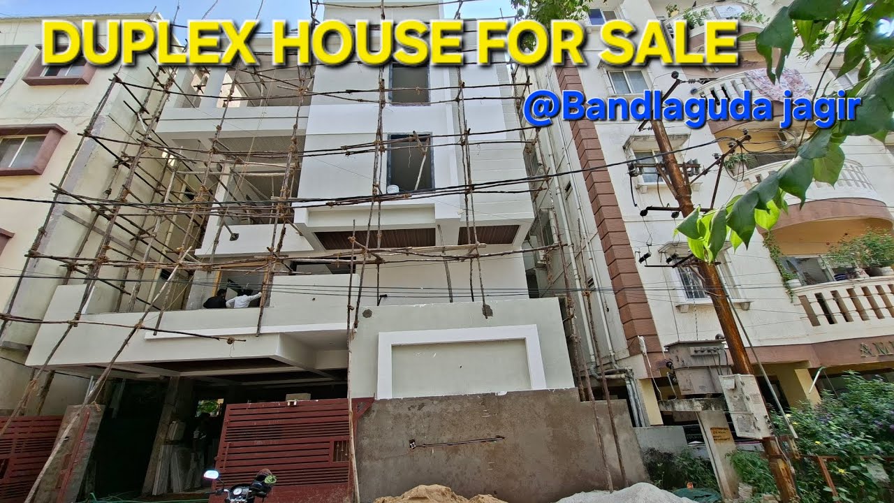 Duplex independent house for sale in Bandlaguda jagir #Bandlagudajagir ##appajunction #kismatpur 