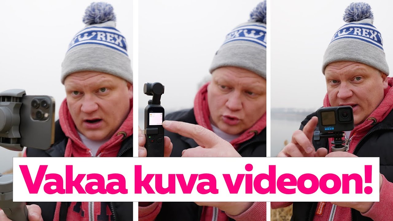 Miten saada vakaa kuva videoon? | Testataan eri kuvanvakaimia | Vlog³