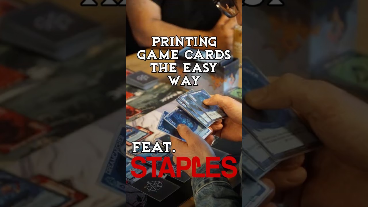 How to Print Your Own TCG Prototype Cards (The No-Frills Version)  #gamedesign #indietcg #tcg