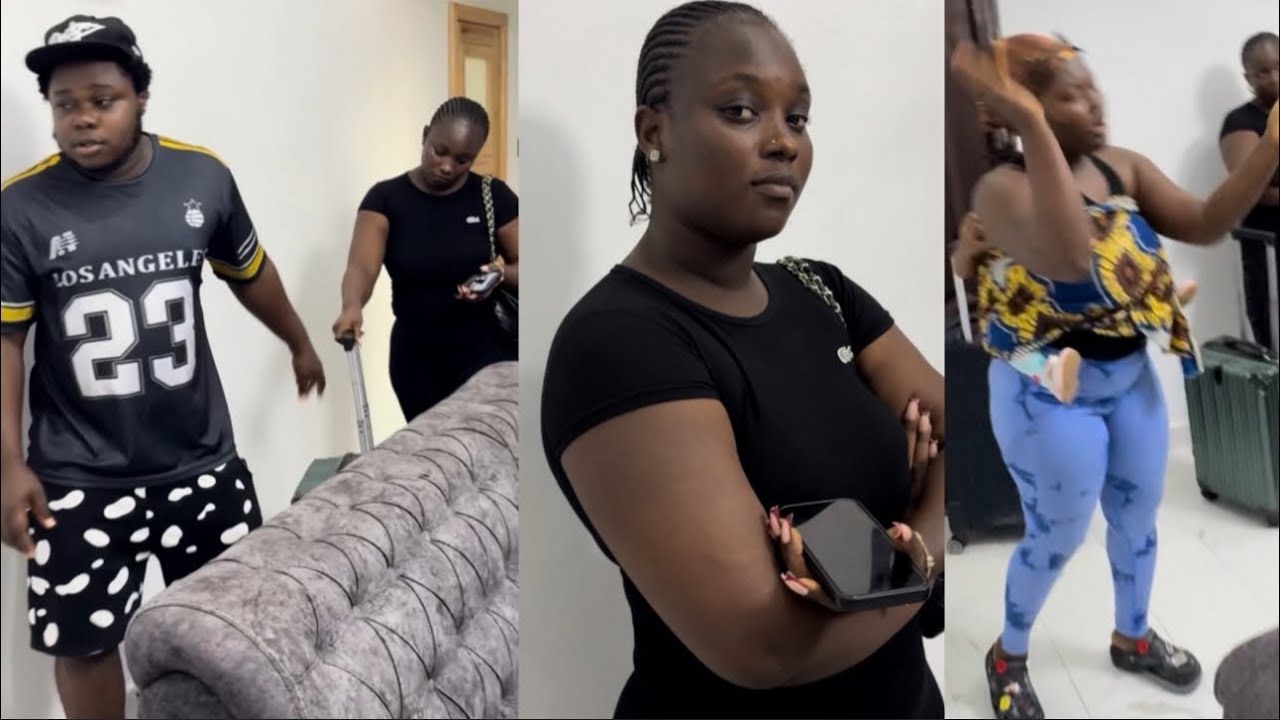 Odogwu came back with a new woman this morning Mommy Mabel was about to go but now she said she 