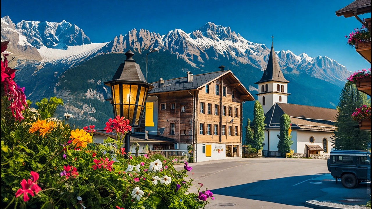 MOST BEAUTIFUL VILLAGE IN SWITZERLAND 🇨🇭 GRINDELWALD WALKING TOUR 4K | VILLAGE LIFE IN SWISS ALPS